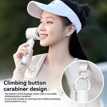 Gambar produk COOLIT Kipas Angin Portable Mini 5 Speed Cooling with LED 3000 mAh - P-107