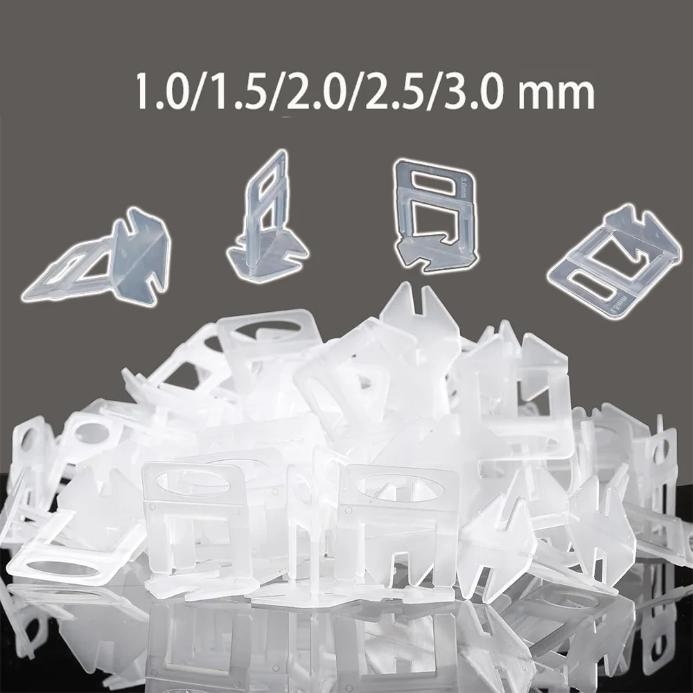 Gambar produk YUEQING Alat Perata Pasang Keramik Tile Spacer Clip 100 PCS 3.0mm - Y0170