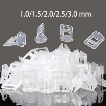 YUEQING Alat Perata Pasang Keramik Tile Spacer Clip 100 PCS - Y0170