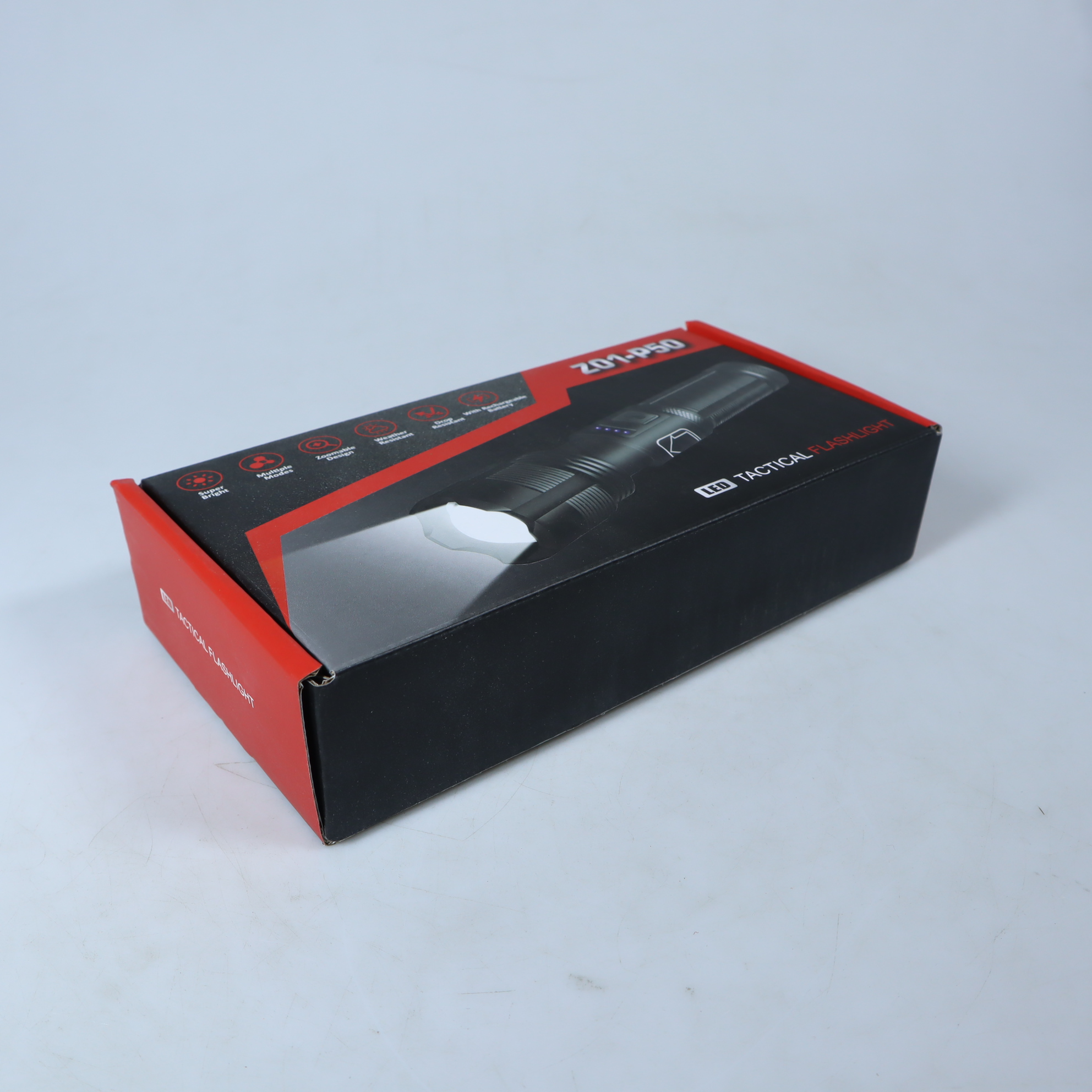 Gambar produk TaffLED Senter LED Tactical Flashlight Zoomable Head XHP70 400 Lumens - P7
