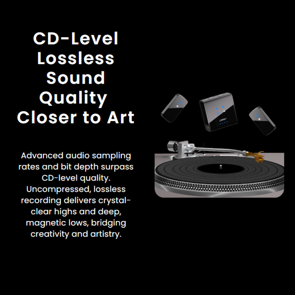 Gambar produk Udfine Mikrofon Wireless Lavalier Microphone Type C Lightning 2.4Hz - Mic Active