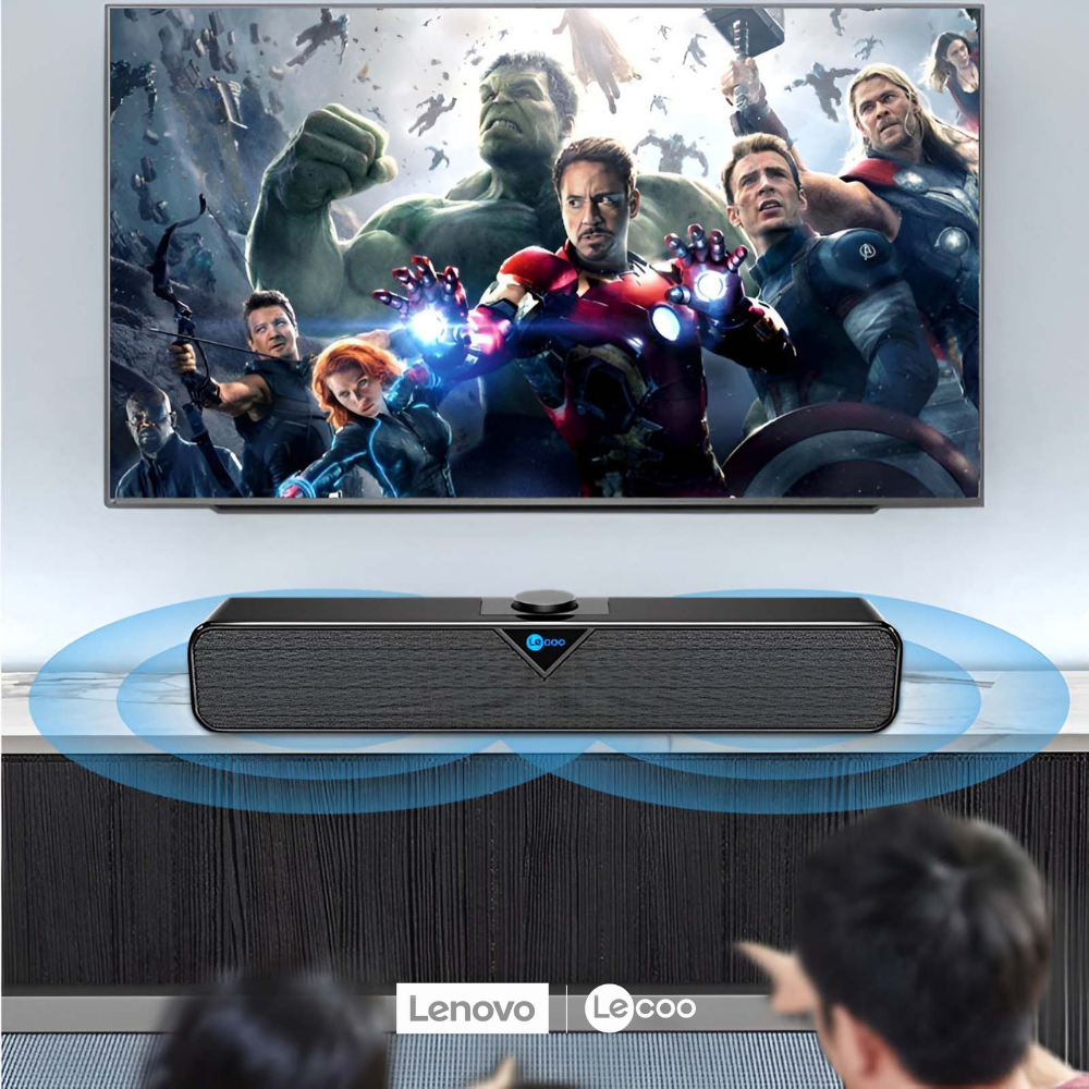 Gambar produk Lenovo Lecoo Soundbar Active Speaker Dynamic Sound 6W Versi Bluetooth - DS102