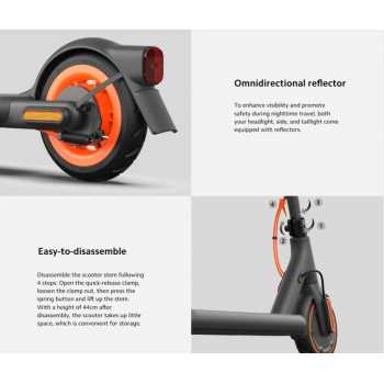 Gambar produk Xiaomi Skuter Listrik Dual Braking Electric Scooter 450W - 4 Go