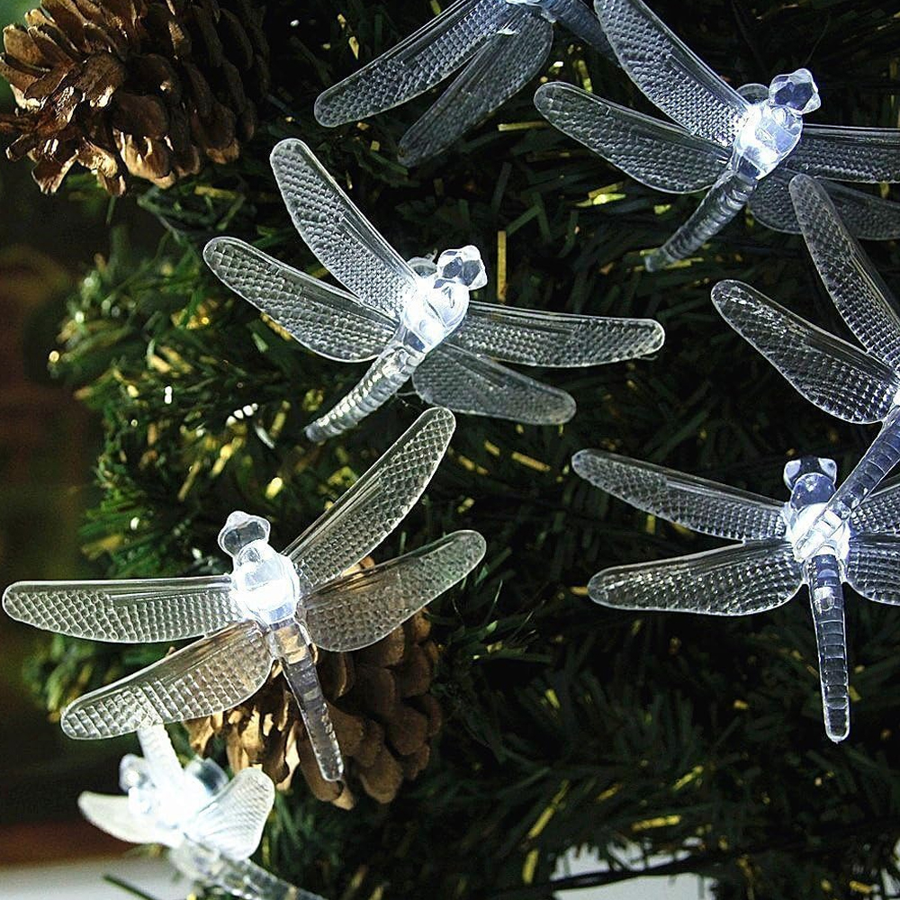 Gambar produk YUSHILED Lampu Hias String Lights Dragonfly Solar Panel IP65 8 Modes 20 LED - M088