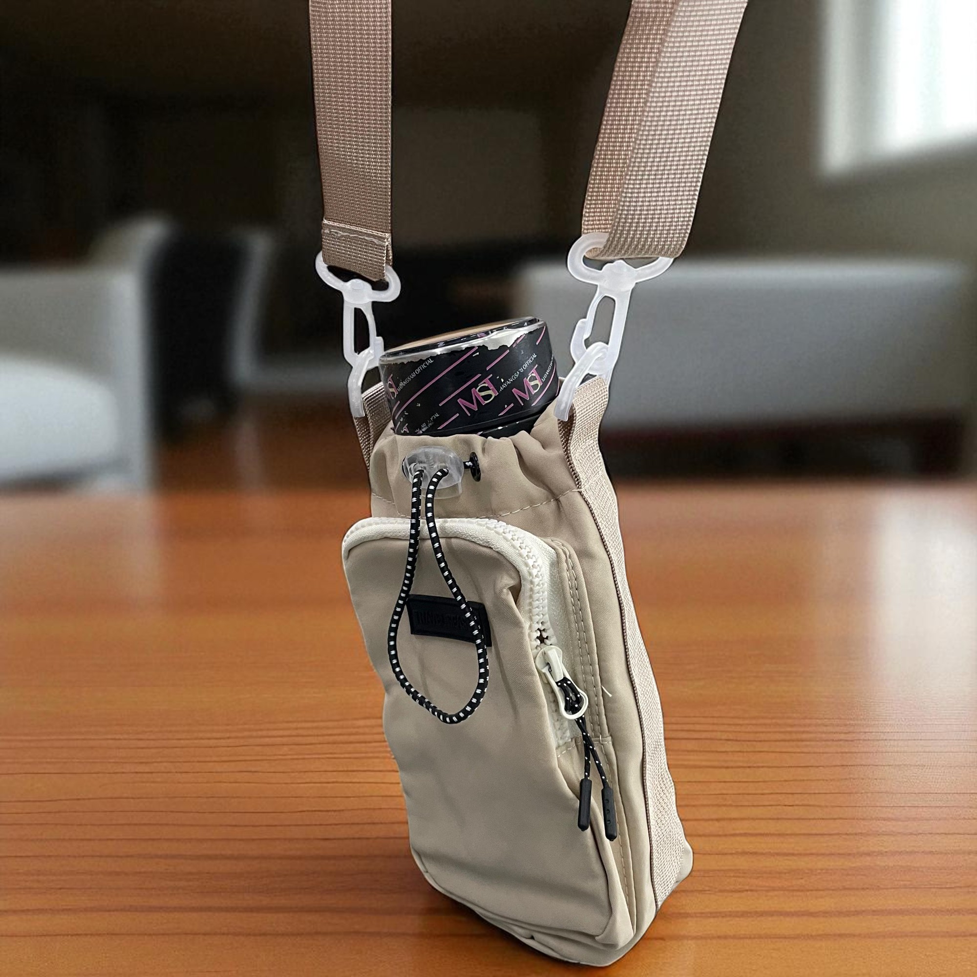 Gambar produk ZEST Tas Botol Minum Bottle Holder Bag Mesh Adjustable Strap - BHB10