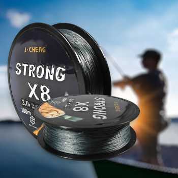 J-Cheng Senar Tali Pancing 8 Braided PE Fishing Line 100M - JC4188