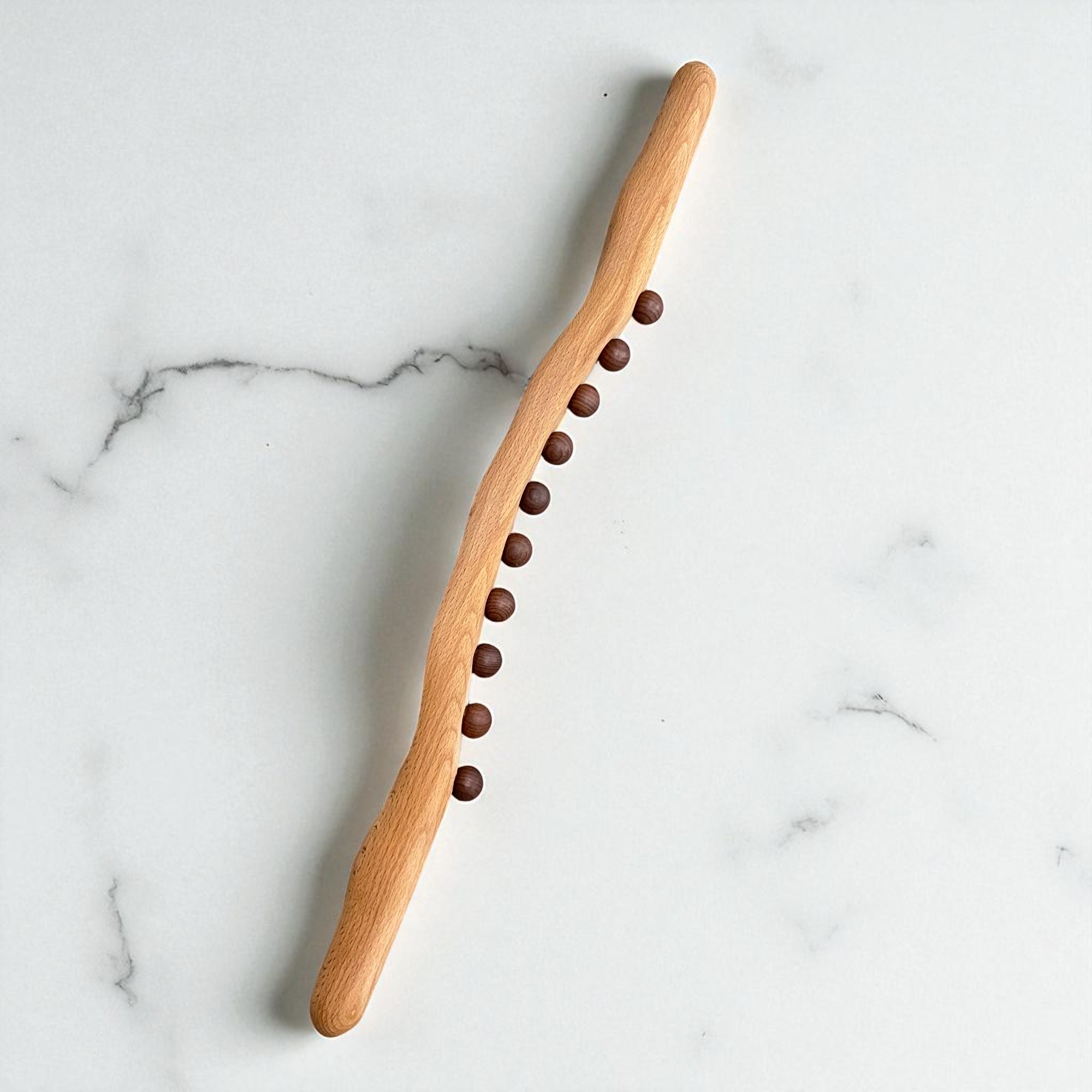 Gambar produk UOEO Alat Pijat Kayu Tongkat Massage Exercise Stick Ten Beads - U-10