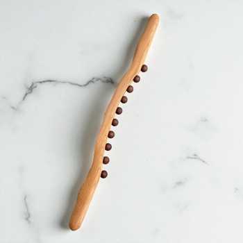 Gambar produk UOEO Alat Pijat Kayu Tongkat Massage Exercise Stick Ten Beads - U-10