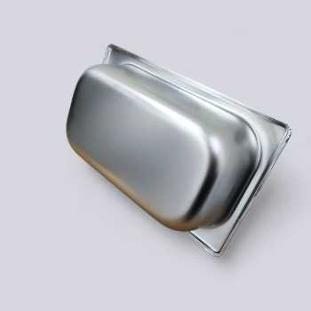 Gambar produk SUPPLE Food Pan Stainless Steel Wadah Makanan Prasmanan dengan Tutup 1/3x10cm - GN-201