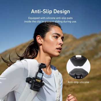 Gambar produk TELESIN Quick Release Backpack Mounting Bracket For DJI Pocket 3 - S3-JFM-02-TDJ