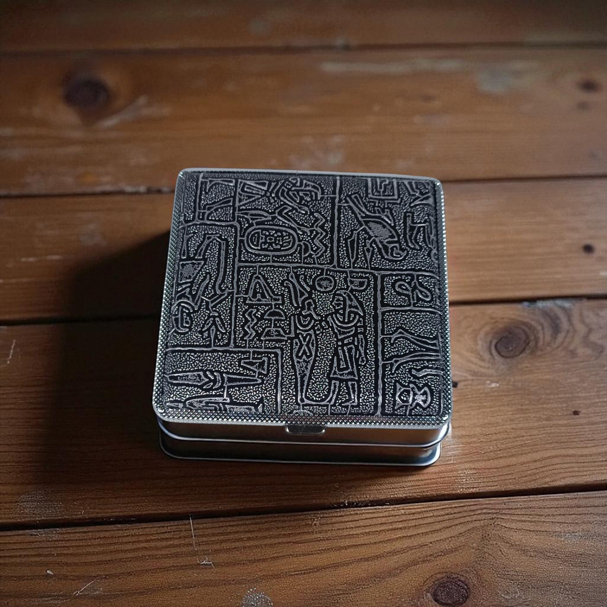 Gambar produk Ophone Kotak Rokok Elegan Leather Cigarette Box Case 20 Slot - K-20