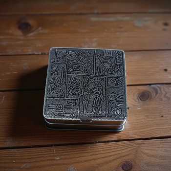 Gambar produk Ophone Kotak Rokok Elegan Leather Cigarette Box Case 20 Slot - K-20