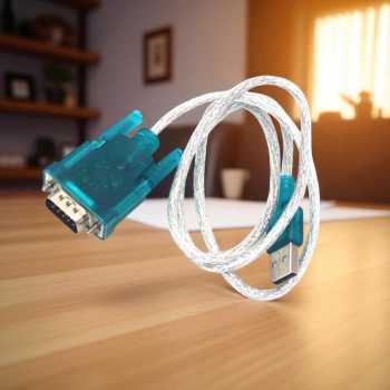 Gambar produk DUNS Kabel Adapter USB HL-340 to RS232 DB9 Support Win7 64-bit - D9