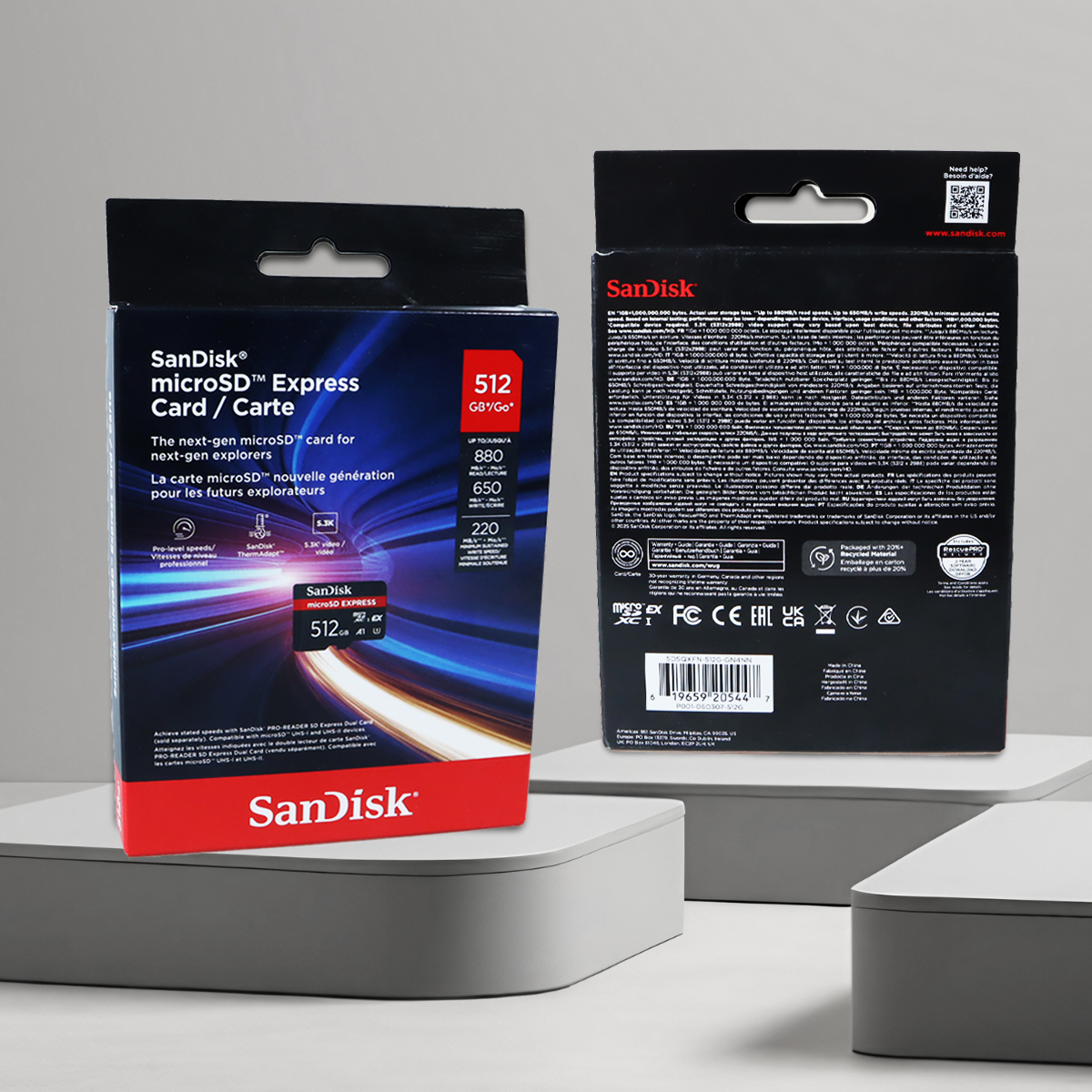 Gambar produk SanDisk microSD Express UHS-I Class 10 U3 880MB/s 512GB - SDSQXFN