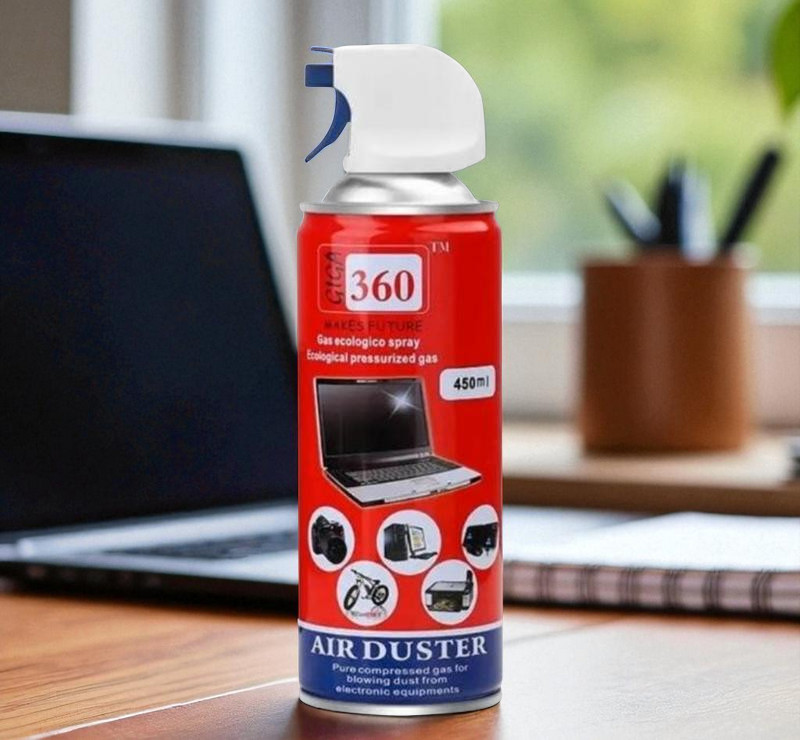 Gambar produk GIGA 360 Air Duster High Pressure Compressed Gas Semprotan Angin 450ml - GG3