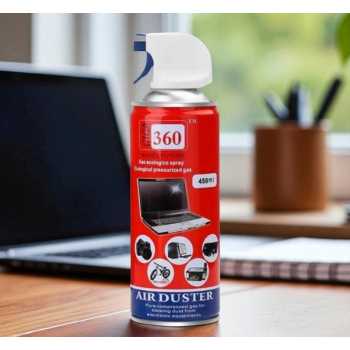 Gambar produk GIGA 360 Air Duster High Pressure Compressed Gas Semprotan Angin 450ml - GG3