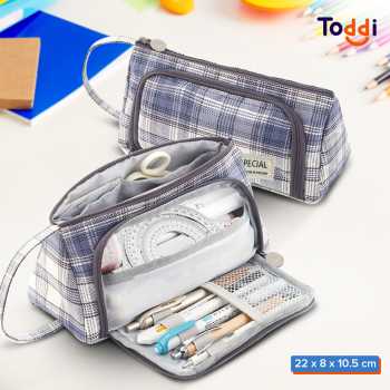 Toddi Tempat Pensil Pencil Case Pouch Stationery - YN317