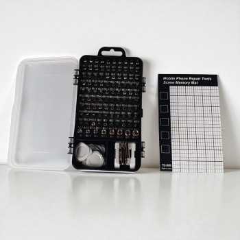 KEITHERN Set Obeng 122 in 1 Magnetic Screw Bits Multifunction Kit - ZT-2000