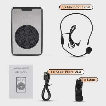 Gambar produk Marway Speaker Pinggang Bluetooth Voice Amplifier LED Wired 8W - H3