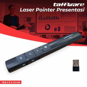 Taffware Laser Pointer Presentasi Pen Remote Wireless 100M 2.4 GHz - QS-216