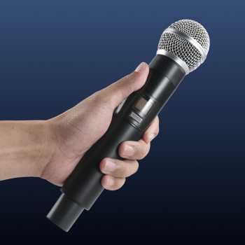 Gambar produk AOIE Microphone Karaoke Dual Channel Handheld Wireless UHF - AO460