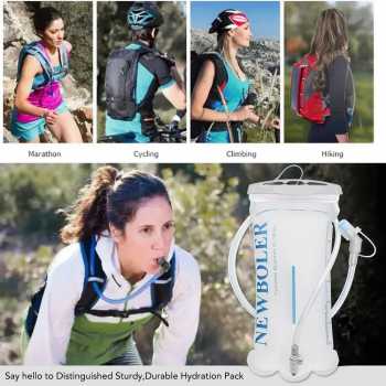 Gambar produk TaffSPORT Kantong Air Minum Water Bladder Food Grade Bite Valve 2L - TFWB-20