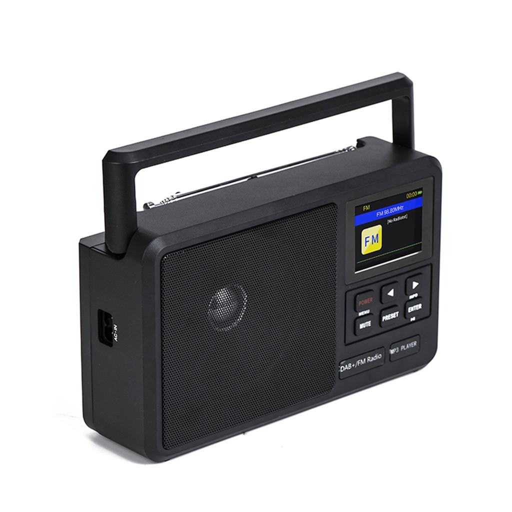 Gambar produk AGOAL Radio Digital Portable DAB FM Bluetooth Alarm with LCD Screen - CS-806
