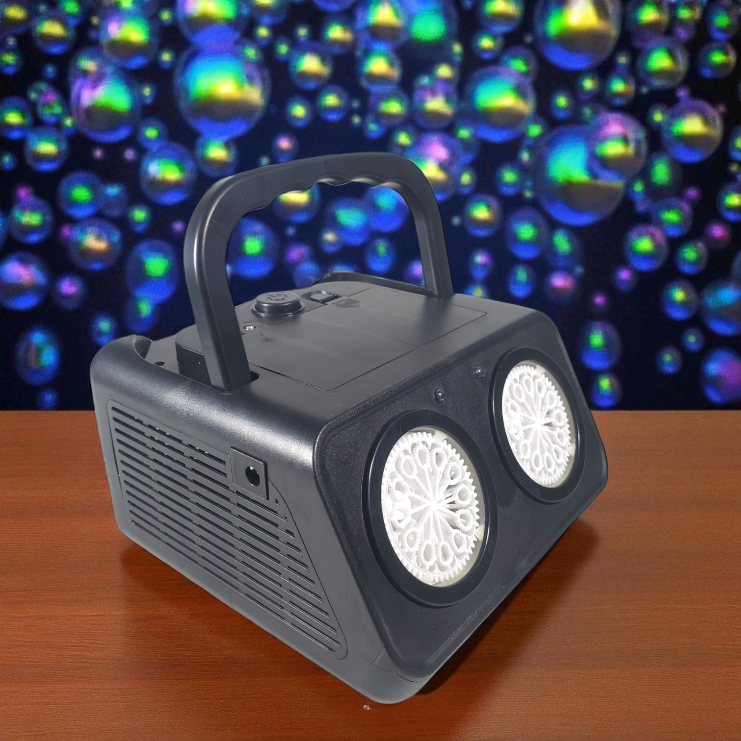 Gambar produk JH Mesin Pembuat Gelembung 2in1 Automatic Stage Bubble Machine 5V - RR160
