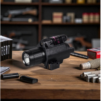 Gambar produk TaffLED Senter Senapan Tactical Rail Mount 200 Lumens with Laser 5mW - JGSD