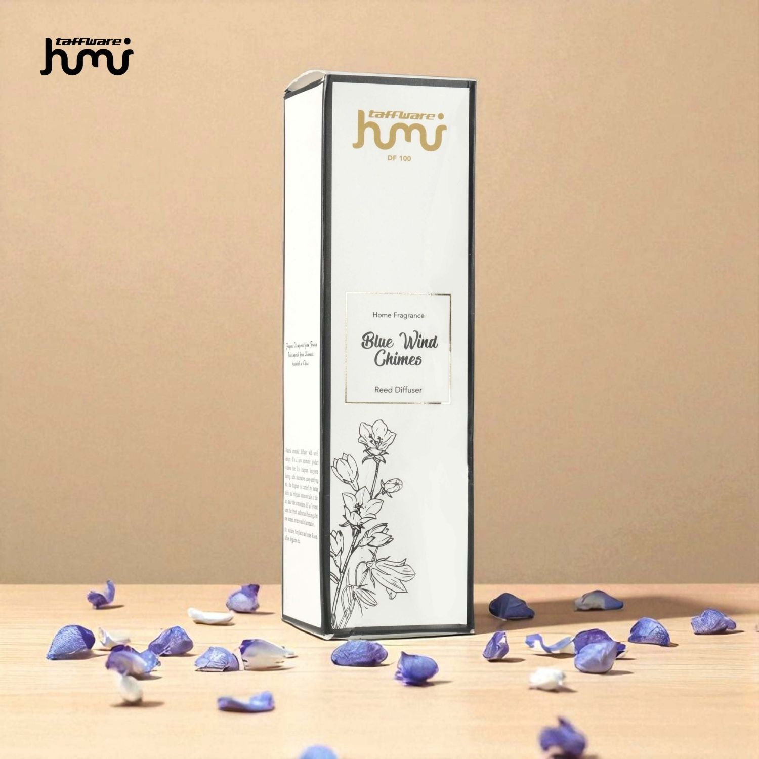 Gambar produk Taffware HUMI Pengharum Ruangan Reed Diffuser 50ml Blue Wind Chimes - DF-100