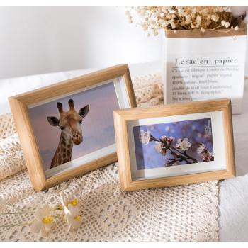 XYJP Bingkai Foto Minimalist Wooden Photo Picture Frame Stand - XY1