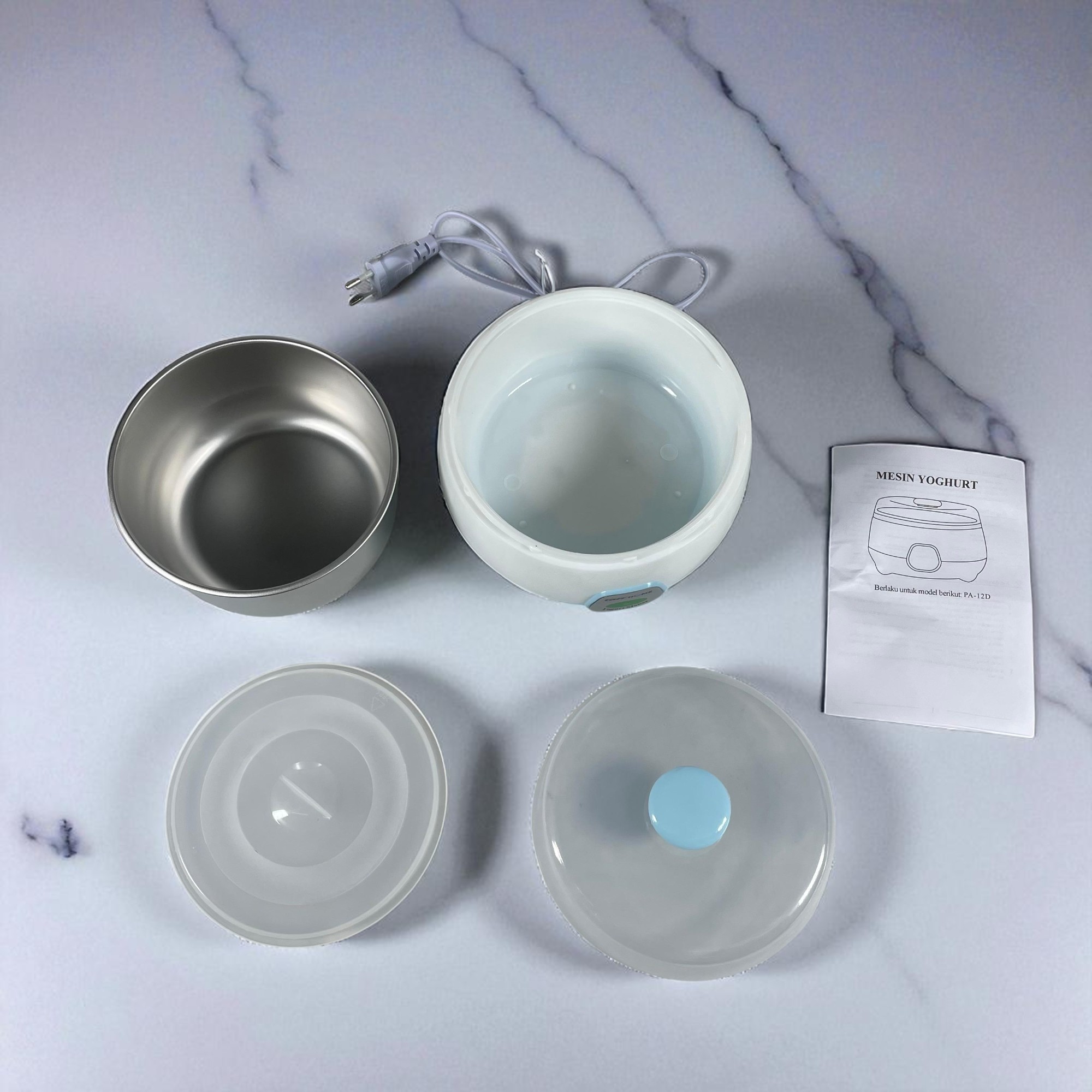 Gambar produk TaffHOME Mesin Pembuat Yogurt Maker Electric Portable 1L 15W - PA-12D
