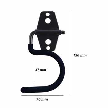 Gambar produk Szuper Gantungan Dinding S Hook Wall Mount Organizer Heavy Duty - INU159