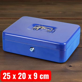 TaffGUARD Kotak Uang Brankas Dokumen Cashbox Key Lock 25x20x9CM - HC-6605