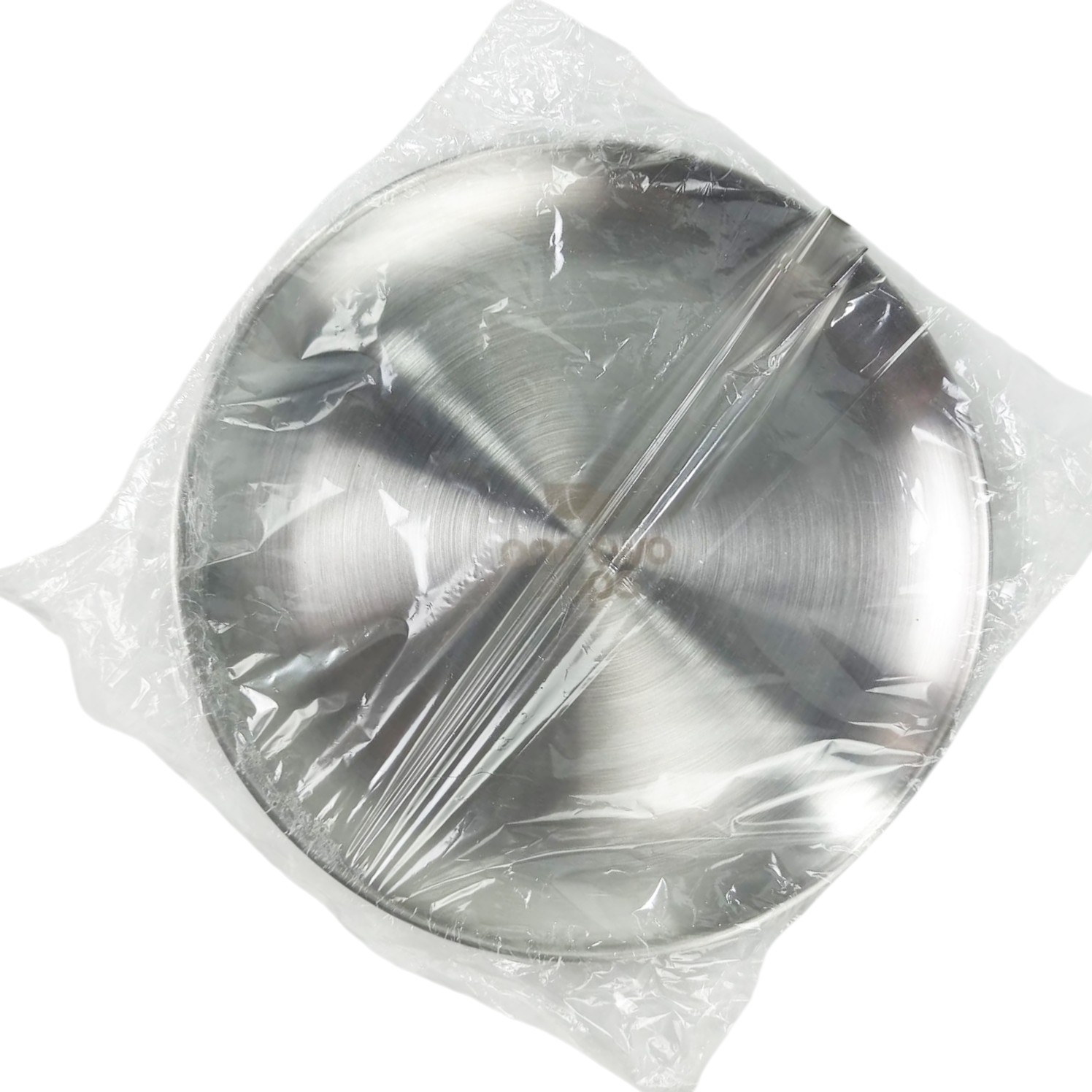 Gambar produk One Two Cups Piring Makan Stainless Steel Elegan Plate European Style 20cm - SN16