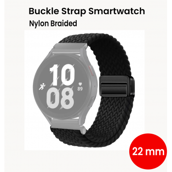 KEY Buckle Strap Smartwatch Nylon Braided 22mm for Huawei Samsung - KY017