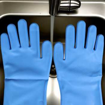 Gambar produk Xiaomi Mijia JJ Sarung Tangan Sikat Magic Silicone Cleaning Gloves - HH674