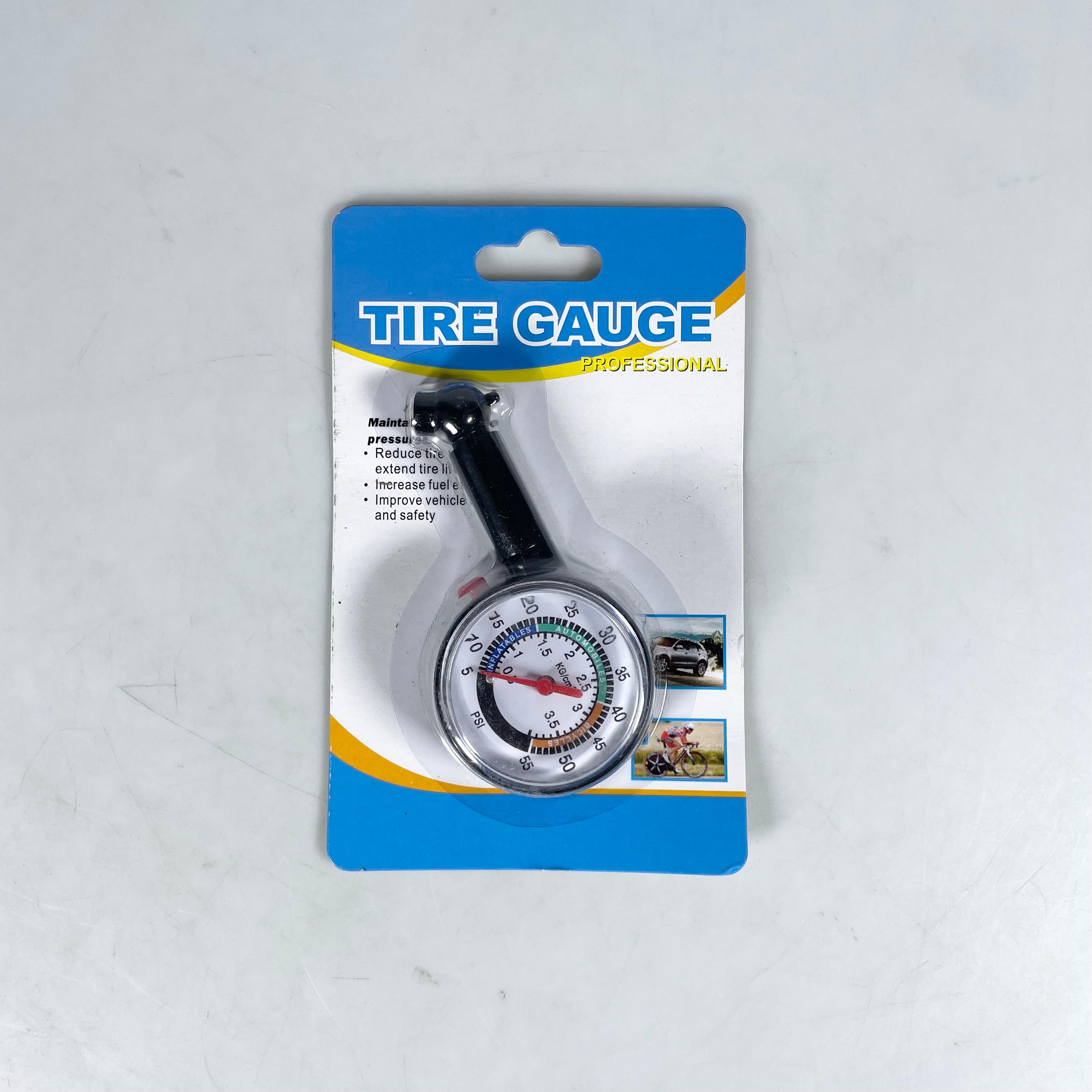 Gambar produk KAWISH Alat Ukur Tekanan Ban Mobil Motor Manometer Analog Tire Gauge - KWS130