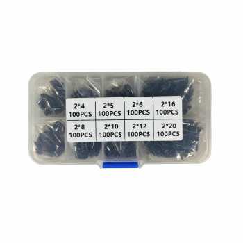 Gambar produk VKKM Sekrup M2 Self Tapping Screw Carbon Steel 4-20mm 800 PCS - V80