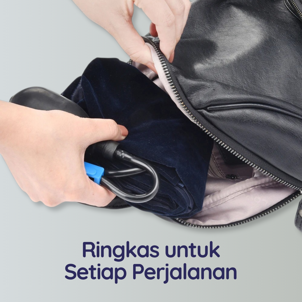 Gambar produk Urijk Bantal Leher Travel Angin 360 Support Inflatable Neck Pillow - M1345