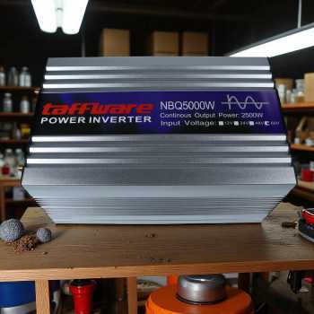 Gambar produk Taffware Power Inverter Mobil Pure Sine Wave DC 60V to AC 220V 5000W - NBQ5000W