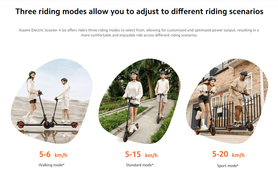 Gambar produk Xiaomi Skuter Listrik Dual Braking Electric Scooter 450W - 4 Go