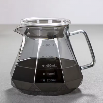 Leeseph Teko Kopi Coffee Server V60 Drip Pour Over Borosilicate Glass - LS048