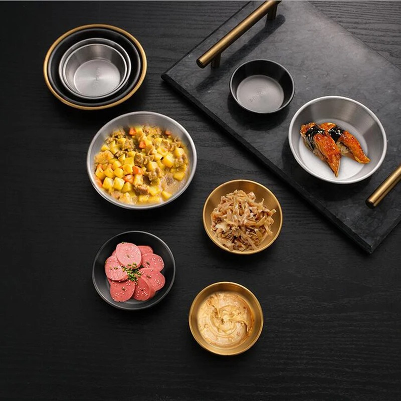 Gambar produk ALRY Mangkuk Bumbu Saus Stainless Steel Western Seasoning Bowl 7cm - YX-304
