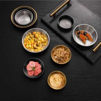 Gambar produk ALRY Mangkuk Bumbu Saus Stainless Steel Western Seasoning Bowl 7cm - YX-304