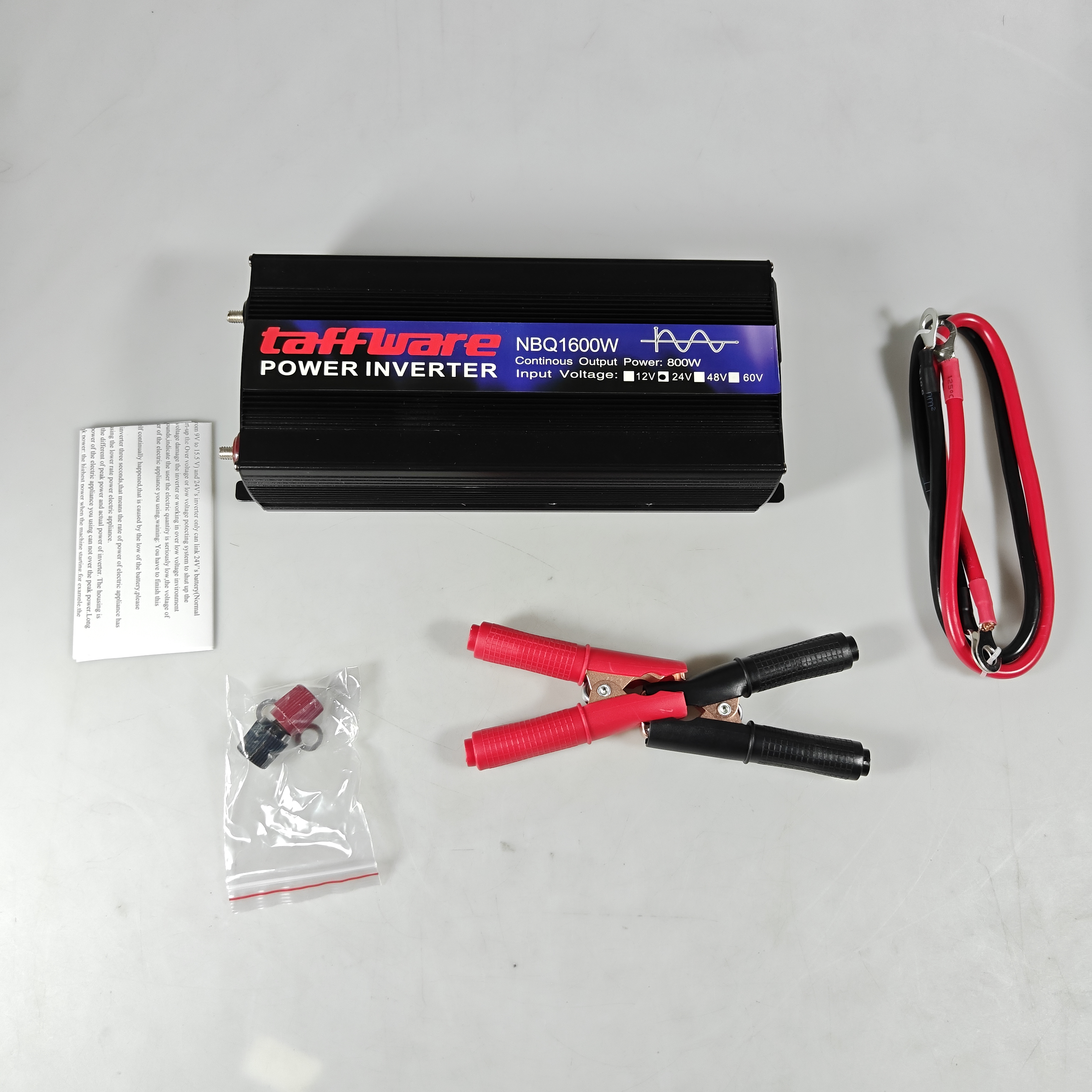 Gambar produk Taffware Power Inverter Mobil Pure Sine Wave AC 220V 1600W DC 24V - NBQ1600W