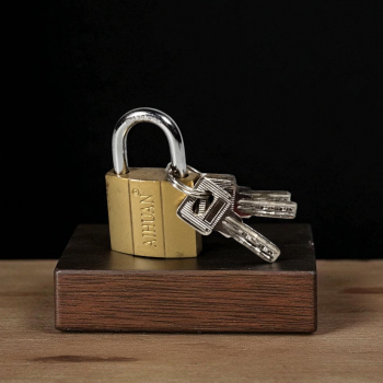 Gambar produk AI HUAN QASEM Gembok Rumah Anti Maling Padlock Hardened Steel 32mm - IDP
