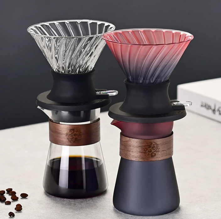 Gambar produk LIONS Teko Kopi Coffee Server Drip Pour Pitcher Borosilicate 500ml - 1LI