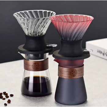 Gambar produk LIONS Teko Kopi Coffee Server Drip Pour Pitcher Borosilicate 500ml - 1LI