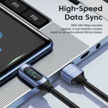 Gambar produk Toocki Kabel Charger Data USB to USB Type-C Fast Charging 66W 6A 1M - TXCT-XY01/XYA01